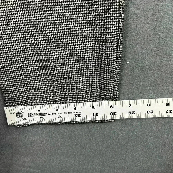 Zara Dress Slacks Trouser Pants Womens 6 Black White Business Casual soft 0674 - Picture 7 of 9